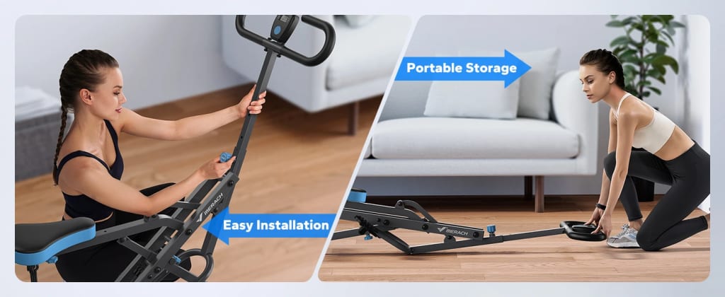 Foldable Squat Workout Machine