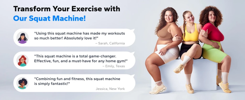 Foldable Squat Workout Machine
