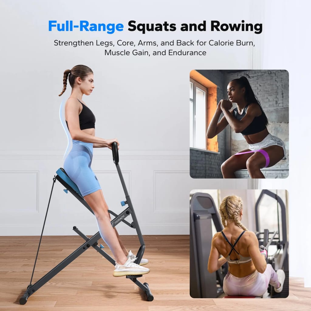 Foldable Squat Workout Machine