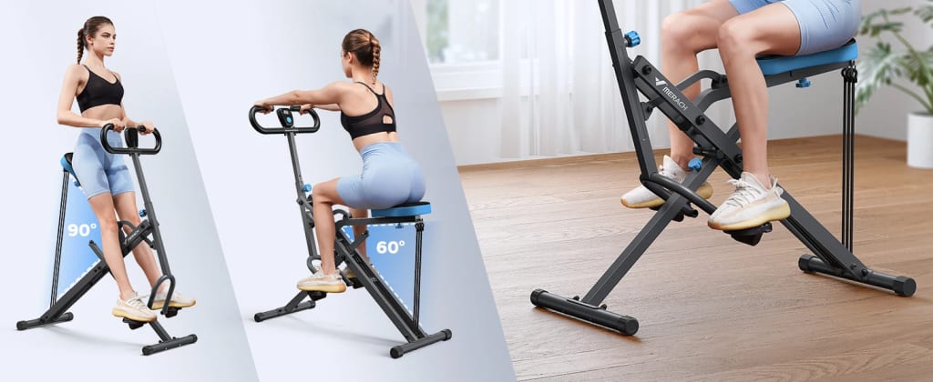 Foldable Squat Workout Machine