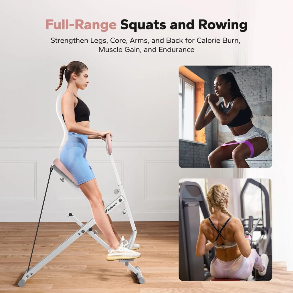 Foldable Squat Workout Machine