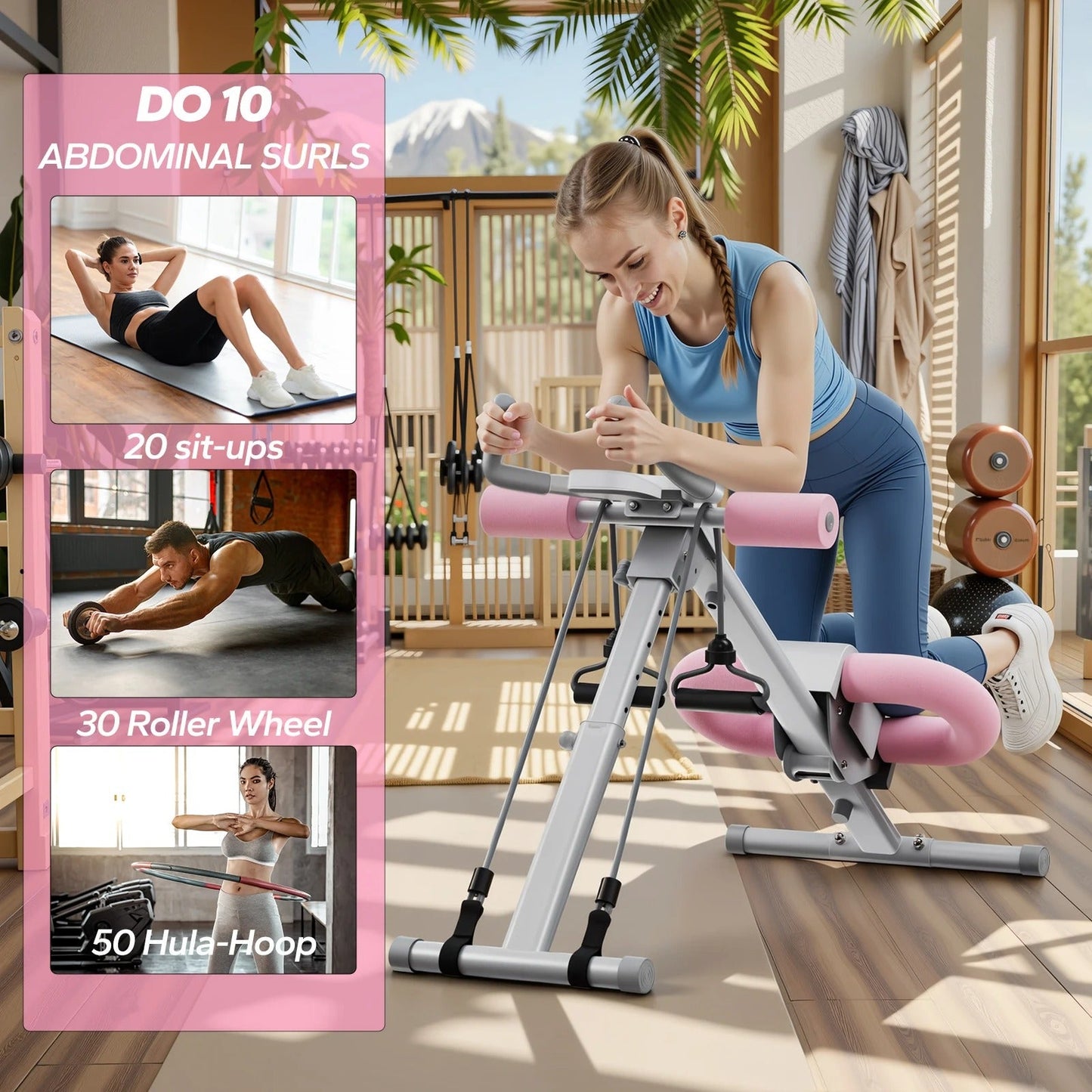 Adjustable Core Abs Training Machine